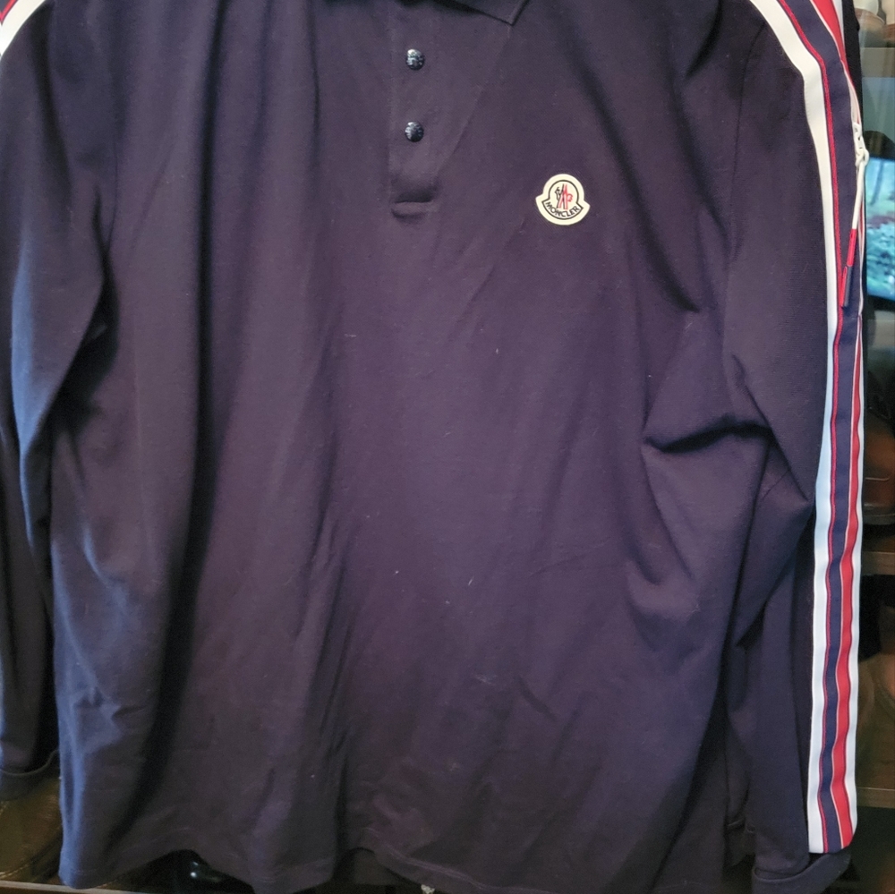 Moncler Long Sleeve Polo XXXL